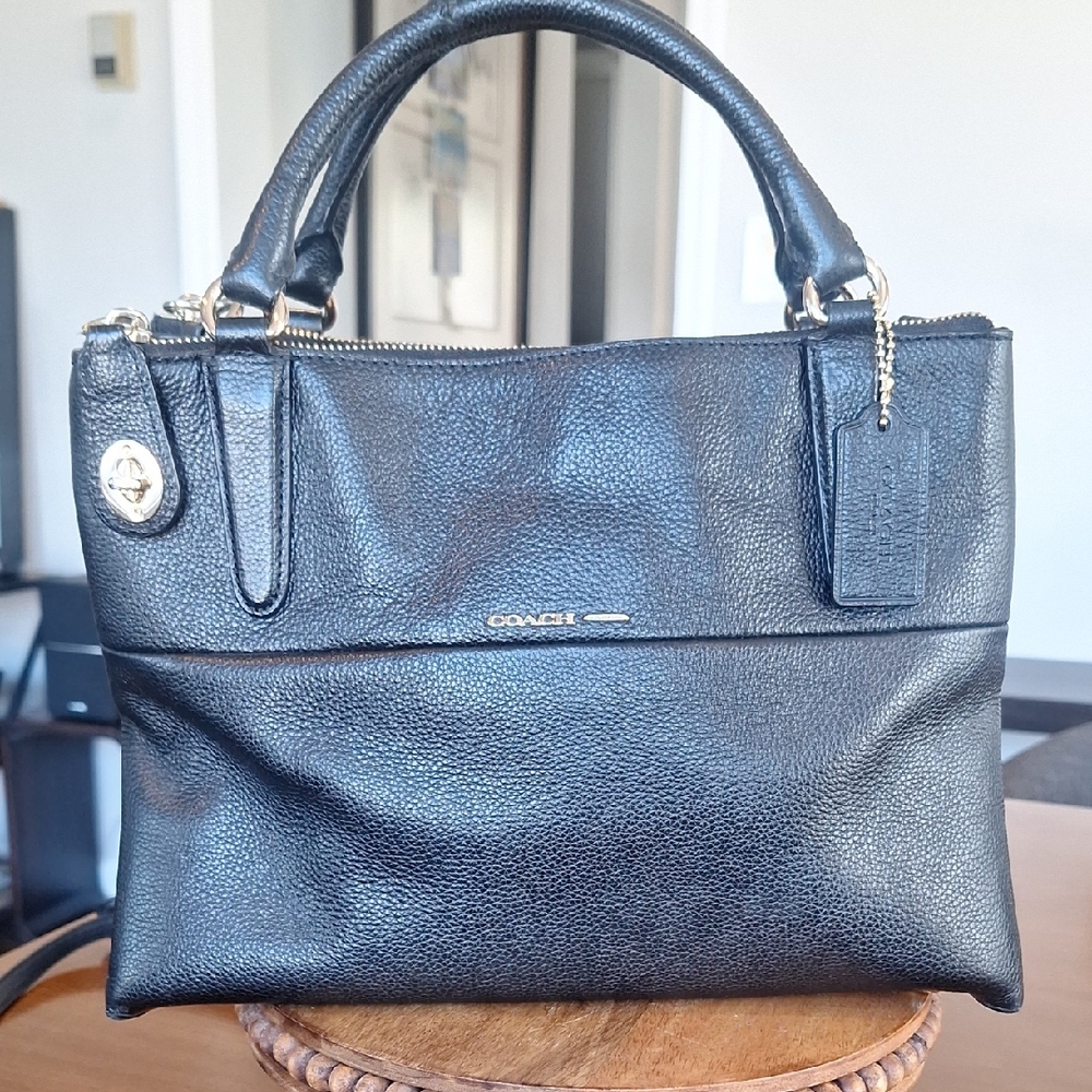 Coach Black Leather Handbag
